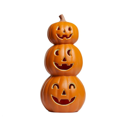 Haunted House 3 Tier LED Light Up Pumpkin