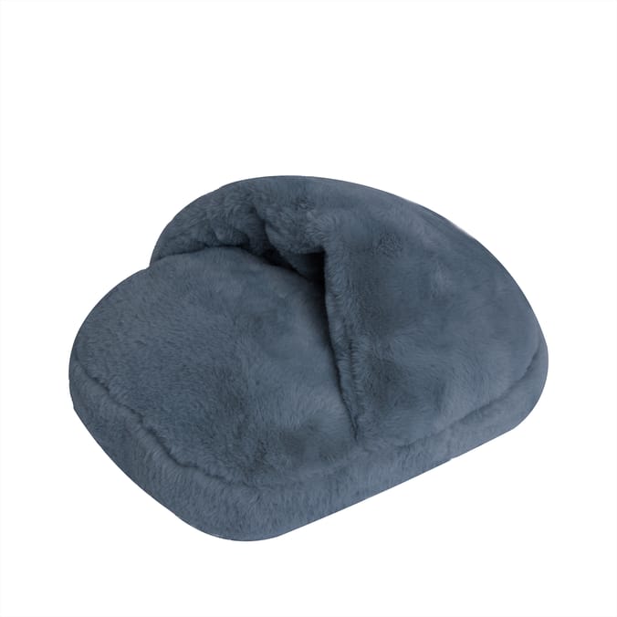 Ultra-Soft Plush Foot Warmer Slipper Bed – Cozy Heated-Feel Fleece Pocket for Relaxing Warmth