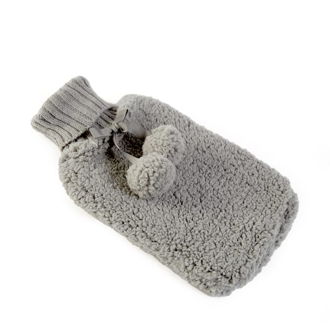 The Winter Warmer Collection Teddy Hot Water Bottle - Grey