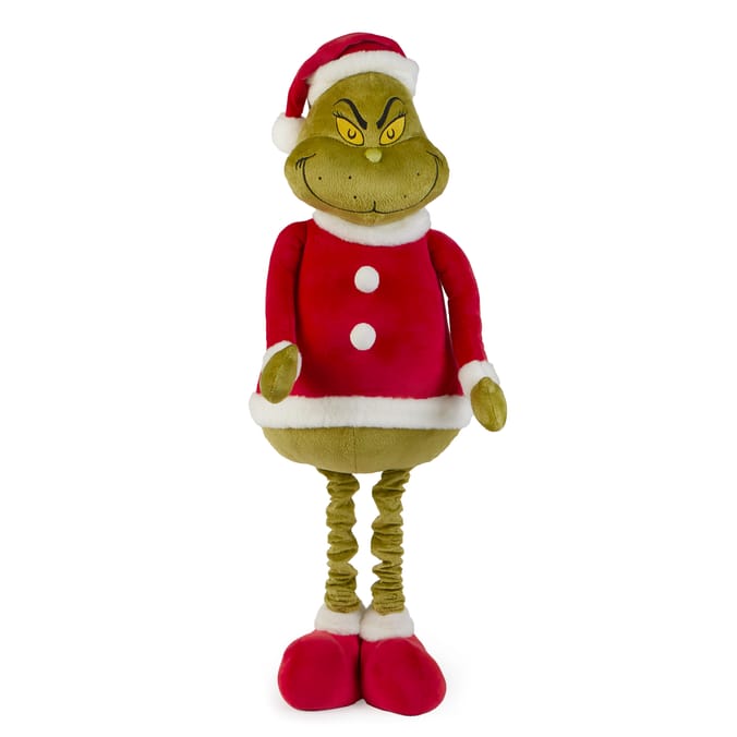 Grinch Christmas Plush Figure – Festive Standing Decoration