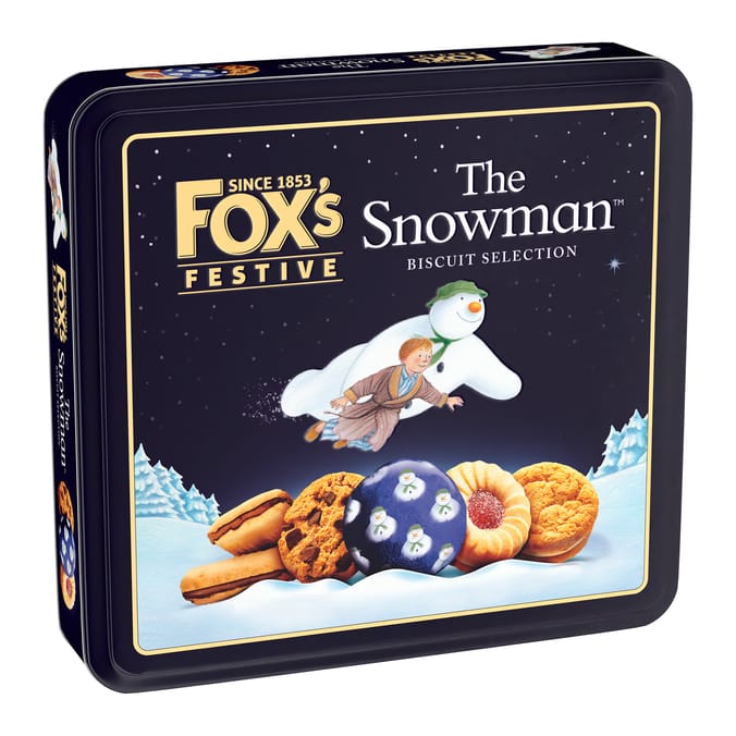 Fox’s Festive The Snowman Biscuit Selection Tin – Assorted Christmas Biscuits