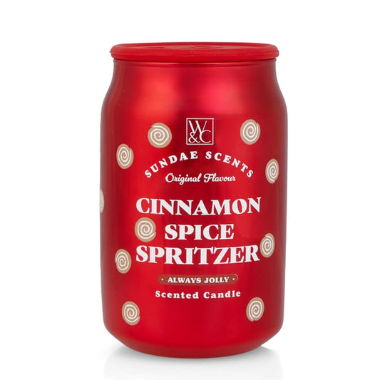 Sundae Scents Always Jolly Scented Candle 315g – Cinnamon Spice Spritzer Holiday Candle