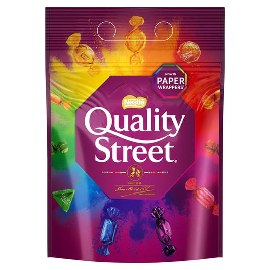 Nestlé Quality Street Sharing Bag – Assorted Chocolates & Toffees (Paper Wrappers)
