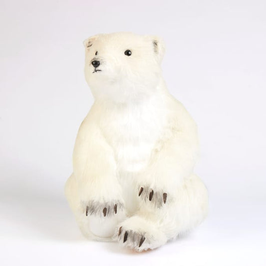 Sitting Polar Bear Christmas Decoration