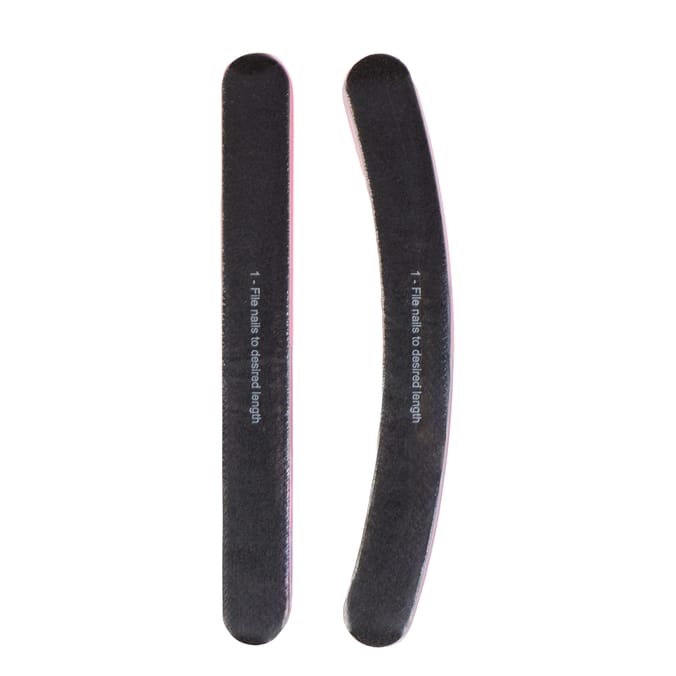 Professional Nail File Set – Straight & Curved Emery Boards for Nail Shaping