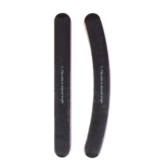 Professional Nail File Set – Straight & Curved Emery Boards for Nail Shaping