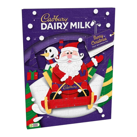 Cadbury Dairy Milk Advent Calendar – Festive Milk Chocolate Countdown (90g)