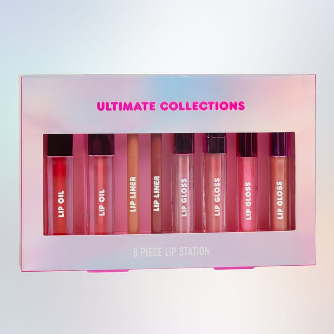 Ultimate Collections 8-Piece Lip Station Makeup Gift Set