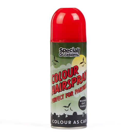 Halloween Coloured Hair Spray - Red