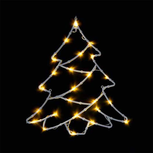 LED Christmas Silhouette Light – Festive Window & Outdoor Holiday Decoration (Multiple Designs & Colours)