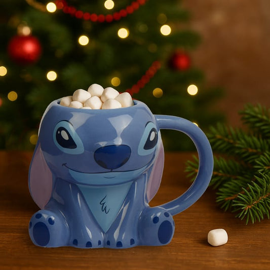 Disney Stitch Gift Collection – Movie Night Kit, Collectible Mug & Holiday Treats