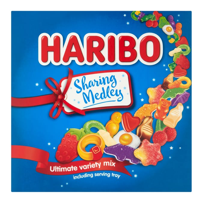 Haribo Sharing Medley – Ultimate Variety Mix with Serving Tray