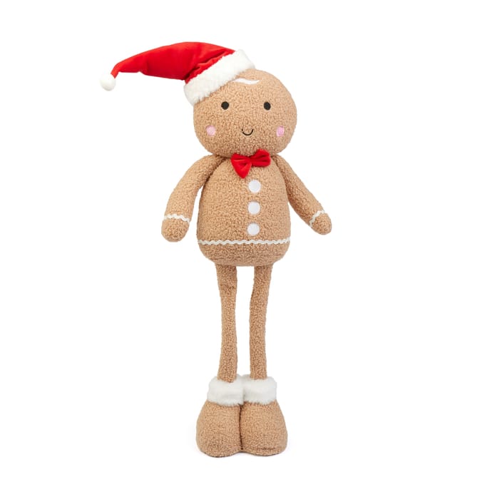 Christmas Gingerbread Plush Doll – Festive Holiday Decoration