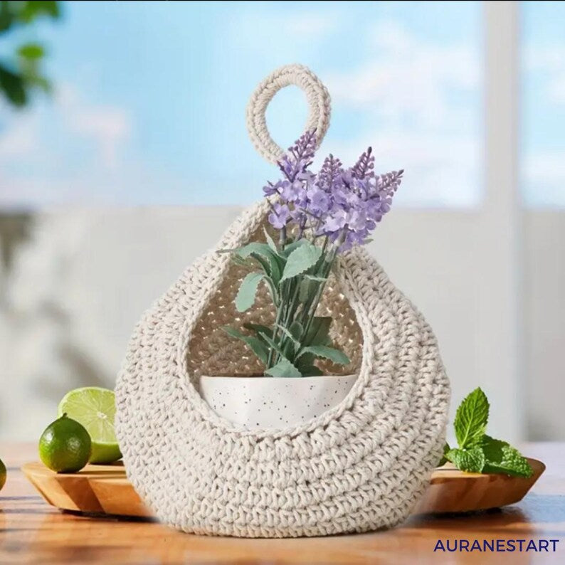 3 pc Wall Hanging Basket: Kitchen & Bathroom Organizer