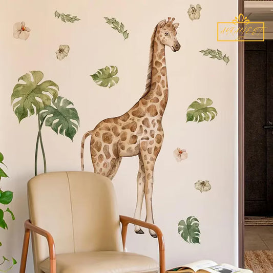 Animal Print Wall Stickers: Glossy Kids Room Decor