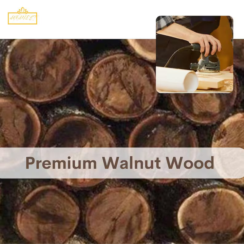 Walnut Magnetic Knife Holder: Kitchen Countertop Organizer
