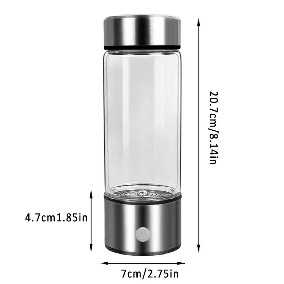 Hydrogen Water Bottle 420ml Portable Hydrogen Rich Generator Water Ionizer Maker