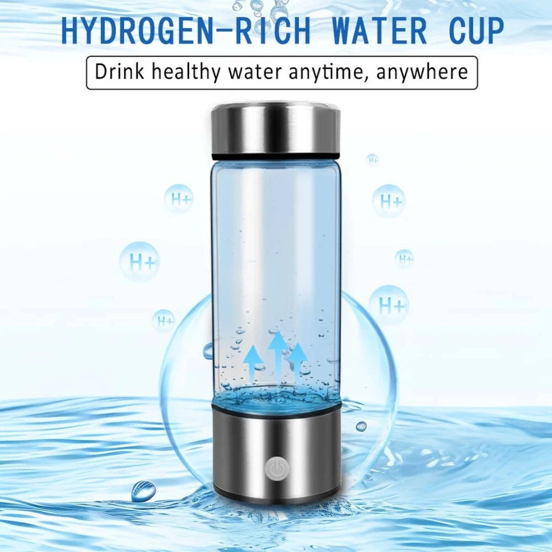 Hydrogen Water Bottle 420ml Portable Hydrogen Rich Generator Water Ionizer Maker