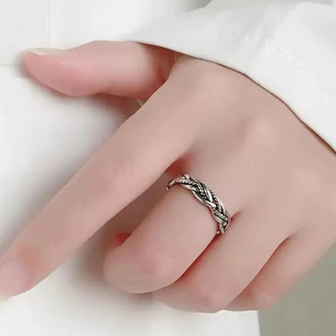 Adjustable Silver Angel Wing Ring, Angel Wing Ring For men, Women