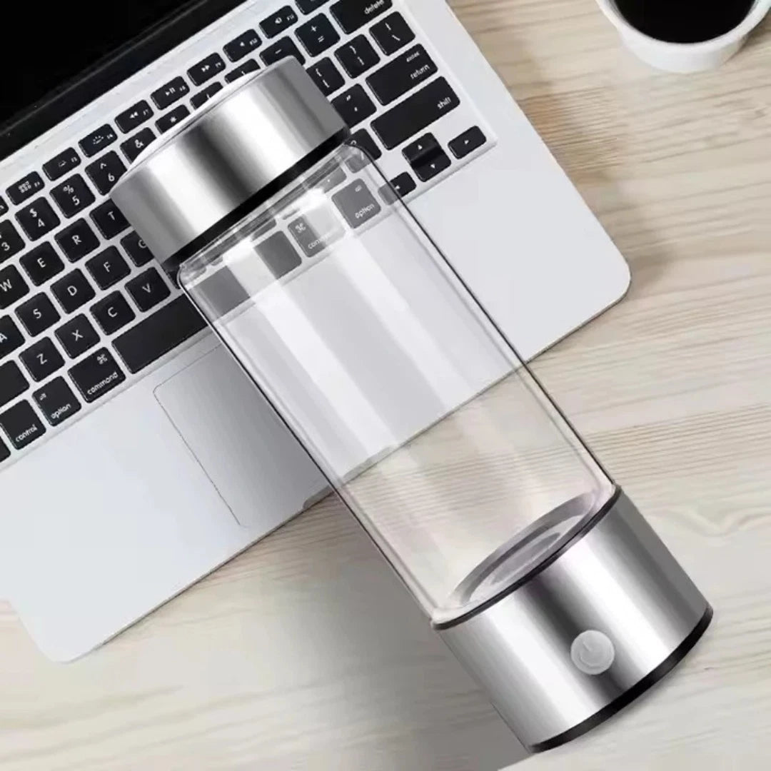Hydrogen Water Bottle Portable Generator 420 ml rechargeable best quality UK