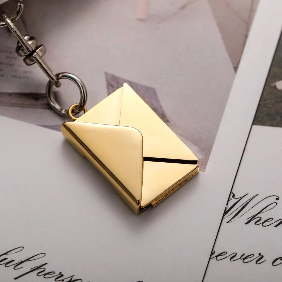 Love Letter Envelope Key Ring Sweet Key Chains DIY Jewelry Gifts