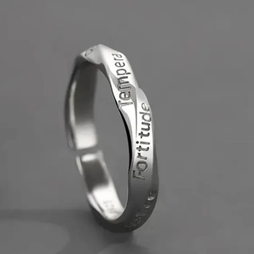 Sterling Silver Antique Silvery minimalist irregular shape ring, Artisan Ring