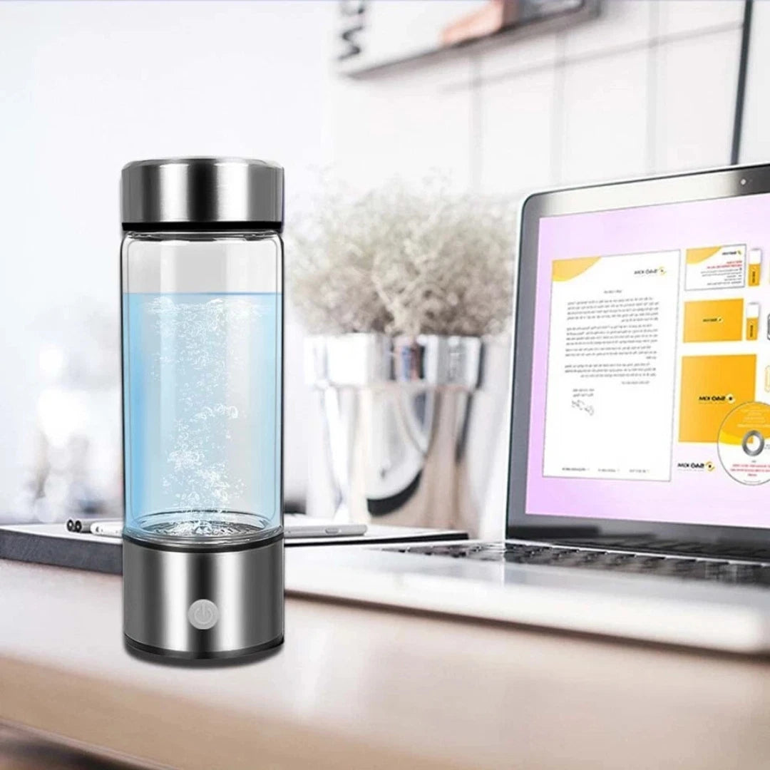 Hydrogen Water Bottle 420ml Portable Hydrogen Rich Generator Water Ionizer Maker