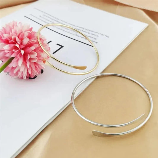 Silver Wrap Bangle Hand Crafted, Sterling Silver Bracelet for woman