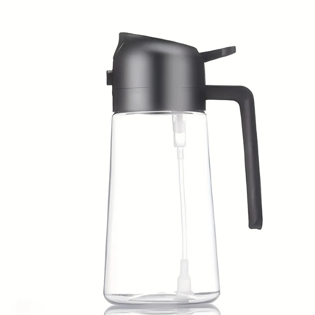 Oil Dispenser & Sprayer 2 in 1 Oil Spray Bottle for Cooking Kitchen 470ml