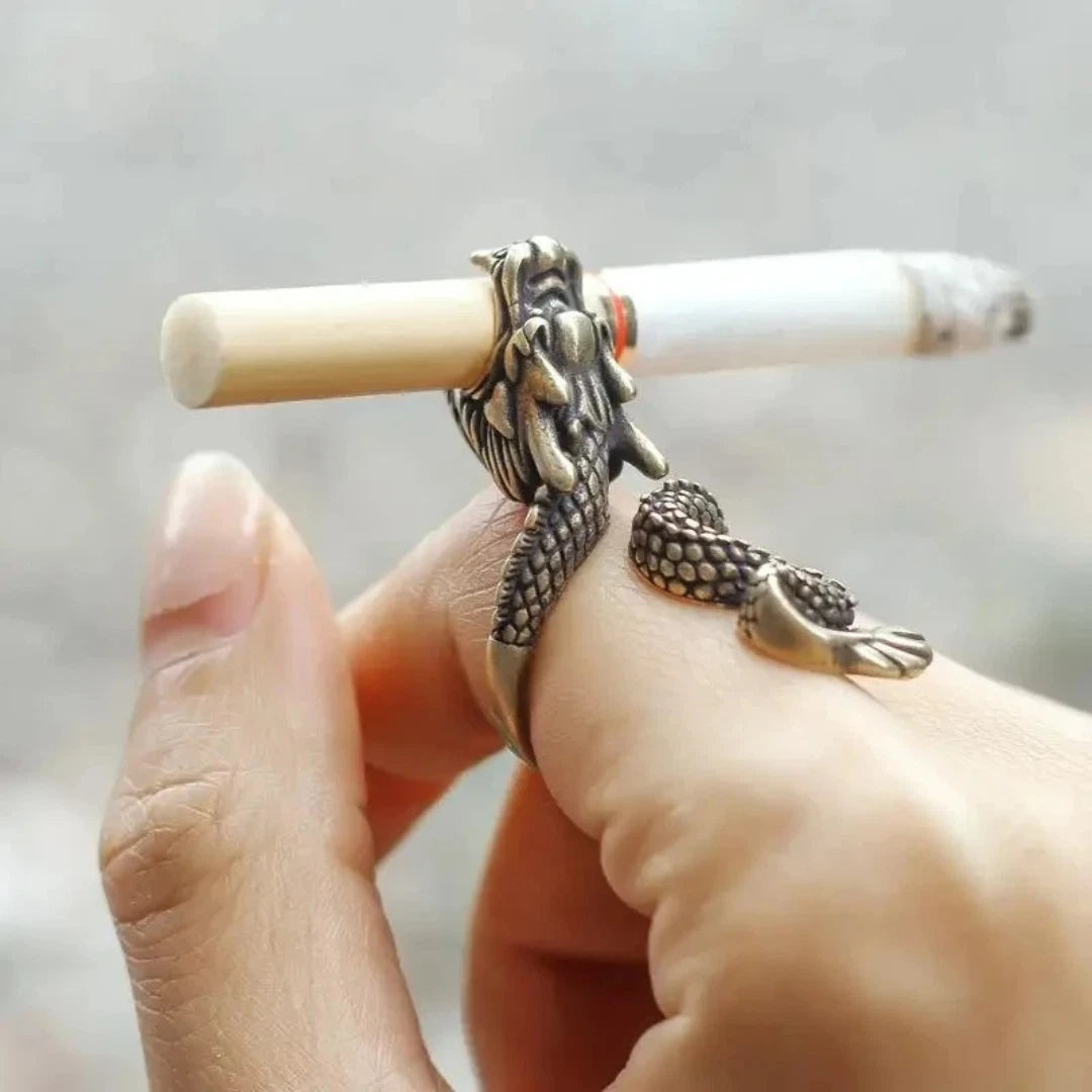 Adjustable Dragon Ring for Men/Women, Chunky Dragon, Vintage Dragon Ring, Boho