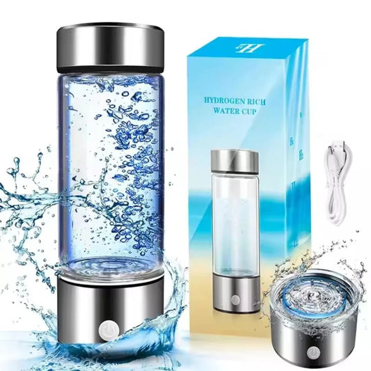 Hydrogen Water Bottle Portable Generator 420 ml rechargeable best quality UK