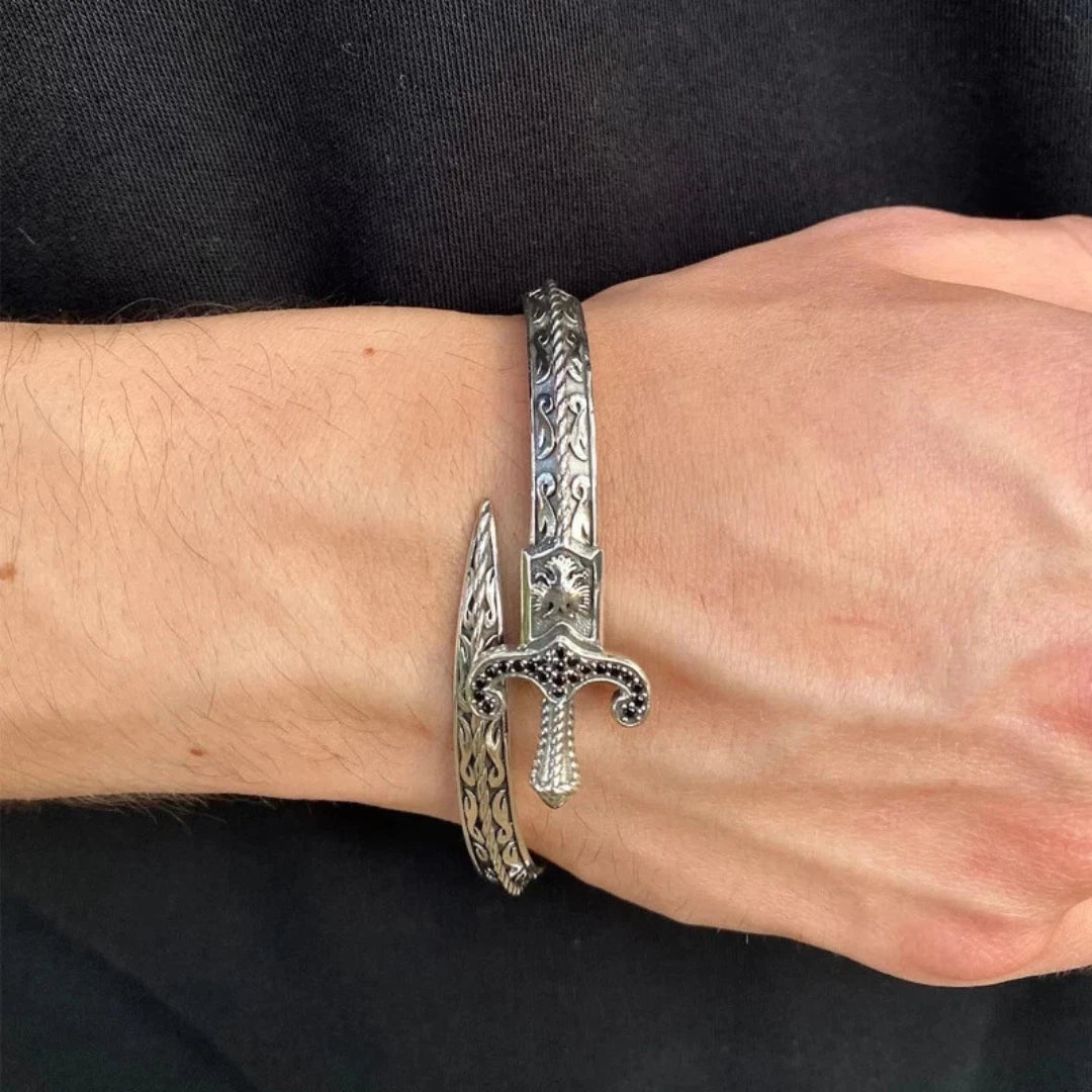 Adjustable Retro Classic Sword Shaped Creative Bracelets for Men /Women Fashion