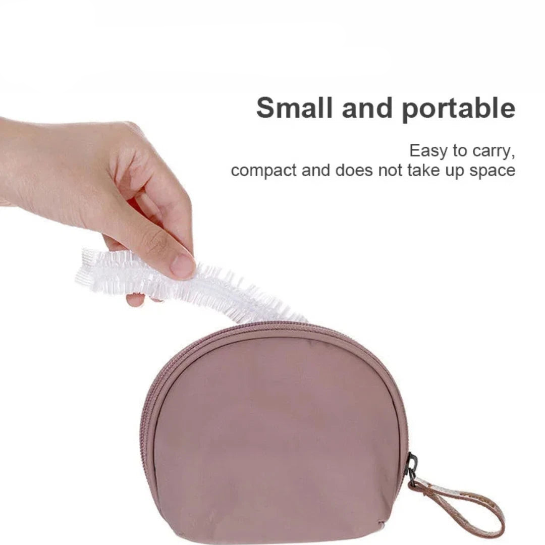 10-1000pcs Disposable Shower Bath Caps Hat Waterproof Clear Hair Free Delivery