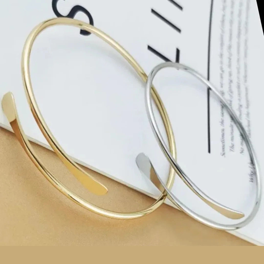Silver Wrap Bangle Hand Crafted, Sterling Silver Bracelet for woman