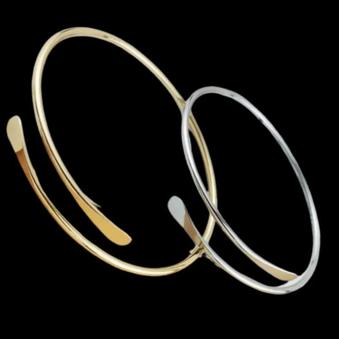 Silver Wrap Bangle Hand Crafted, Sterling Silver Bracelet for woman