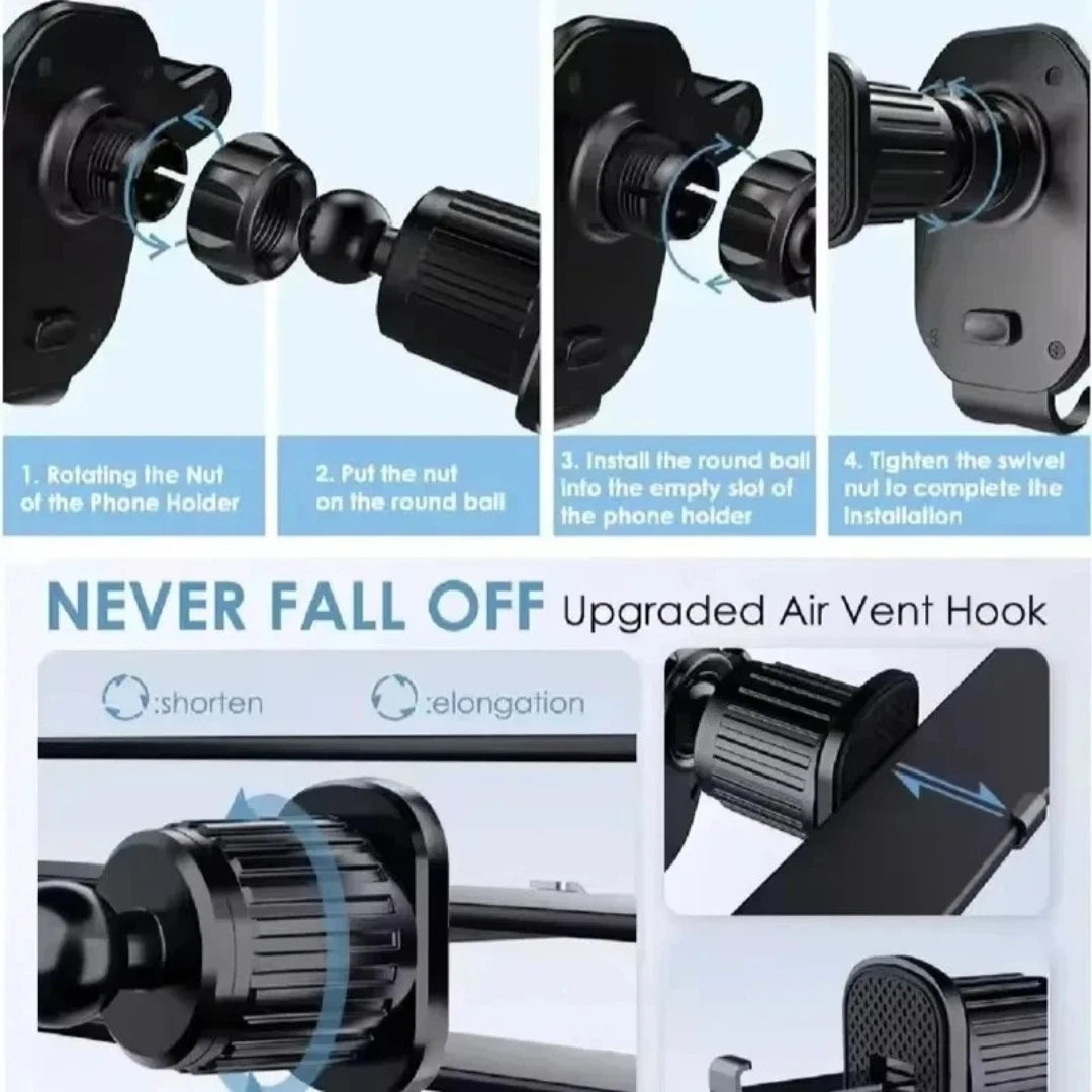 Universal Air Vent Mobile Phone Holder In Car Stand Cradle Mount GPS iPhone