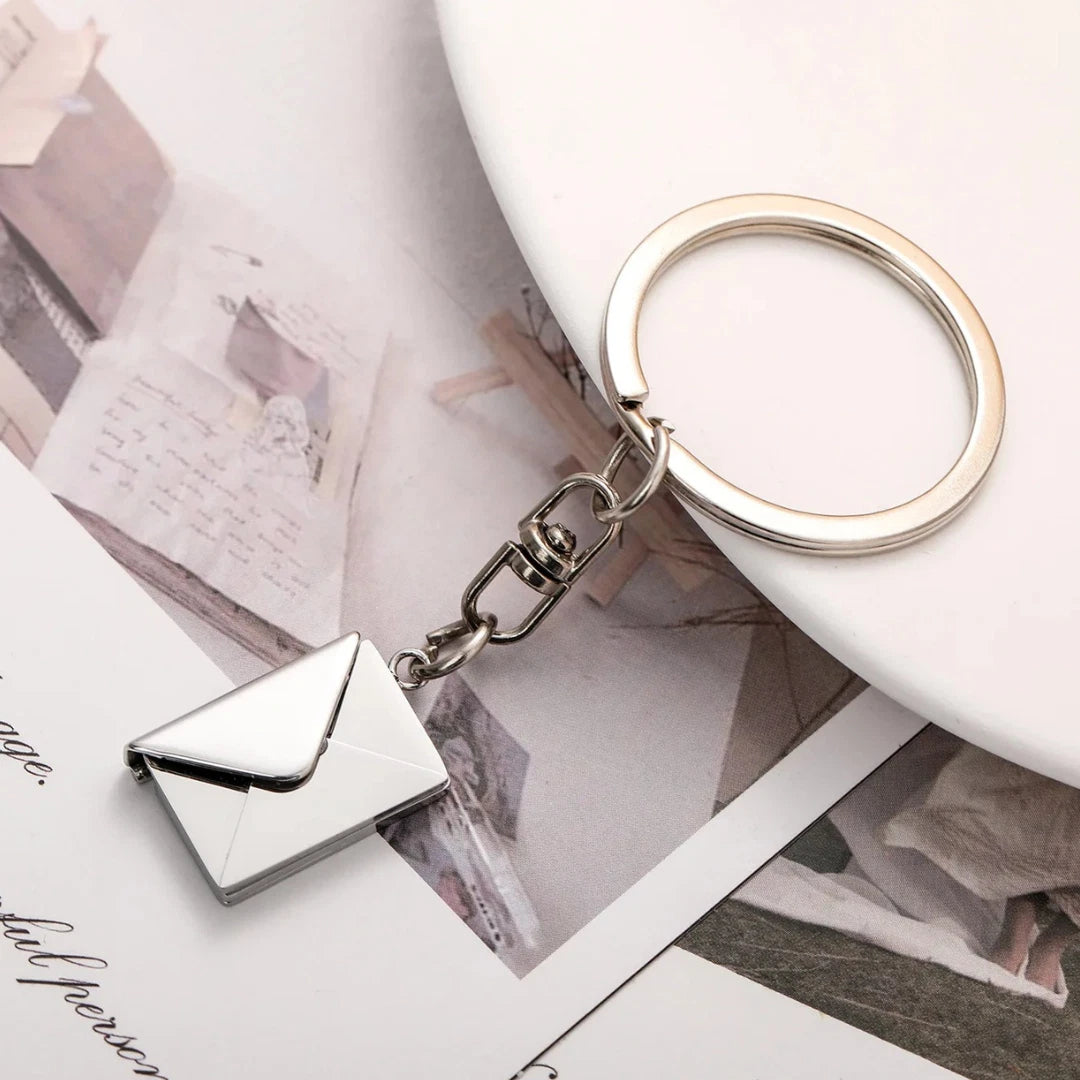 Love Letter Envelope Key Ring Sweet Key Chains DIY Jewelry Gifts