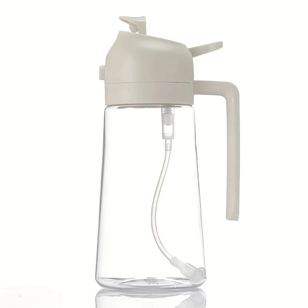 Oil Dispenser & Sprayer 2 in 1 Oil Spray Bottle for Cooking Kitchen 470ml