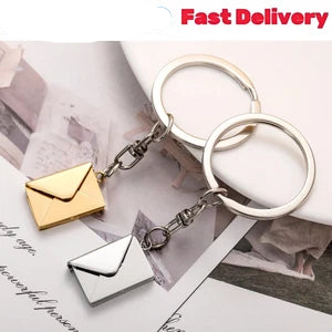 Love Letter Envelope Key Ring Sweet Key Chains DIY Jewelry Gifts